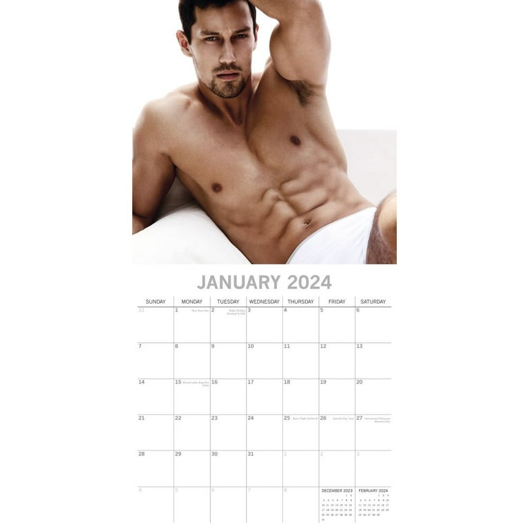 Hot Guys Calendar - Shirtless Men Calendar - Calendars 2023 - 2024 Wall  Calendars - Guys 16 Month Wall Calendar by Avonside