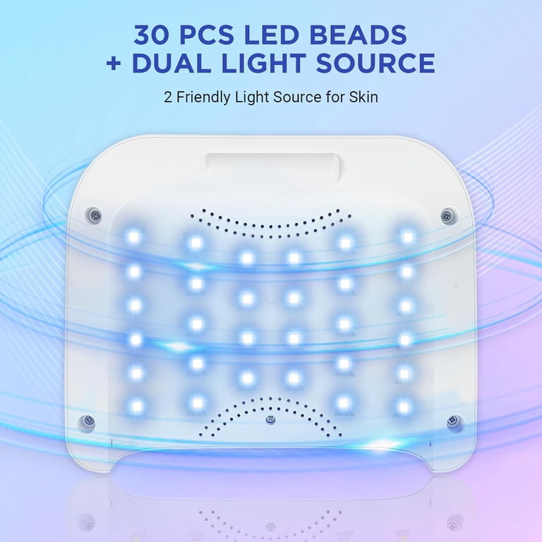 Cowin 120W Rechargeable Cordless UV LED Nail Lamp photo 2