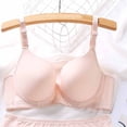 thumbnail image 5 of AHTJRT Women's Lingeries Seamless Underwired V Neck Bras and Panty Lounge Activewear Two Matching Sets D Cup Beige#03 44, 5 of 7