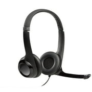 Logitech H390 USB Headset with Noise-Cancelling Mic, Black