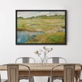 thumbnail image 3 of PixonSign Framed Wall Art Green Spring Pond Landscape Floral/Botanical Nature Wilderness Artwork Field Oil Paintings Modern Scenery Canvas Prints Colorful for Rooms - 16"x24" Black, 3 of 5