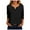 Black, variant on felwors 3/4 Length Sleeve Womens Tops Dressy Casual V-Neck Puff Sleeve Blouses Business Work Tunic Shirt S-XXL (Dark Blue, XL)