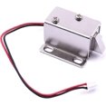 thumbnail image 1 of 1pcs Mini Drawer Door Tongue Down Electric Lock Assembly Solenoid DC 12V Slim Design Lock, 27X28X18mm, 1 of 5