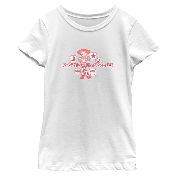 Girls Toy Story 5 Call Me The Sheriff T Shirt