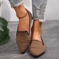 thumbnail image 2 of Xiaoxatg Women's Casual Shoes Breathable Comfortable Pointed Toe Cloth Footwear for Everyday Fashion 9.5 Brown, 2 of 9