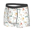 thumbnail image 5 of Goofa Cartoon House Printed Men's Boxer Briefs Underwear, Moisture-Wicking Underwear, Trunk,Soft and Breathable Cotton Underwear-Small, 5 of 9