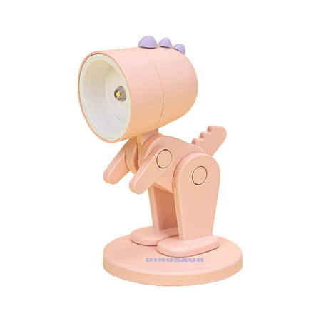 

Lunaluna Mini LED Desk Lamp Cute Dinosaur Night Light Adjustable Phone Stand Portable Christmas Decoration Gifts For Boys Girls Kids Students