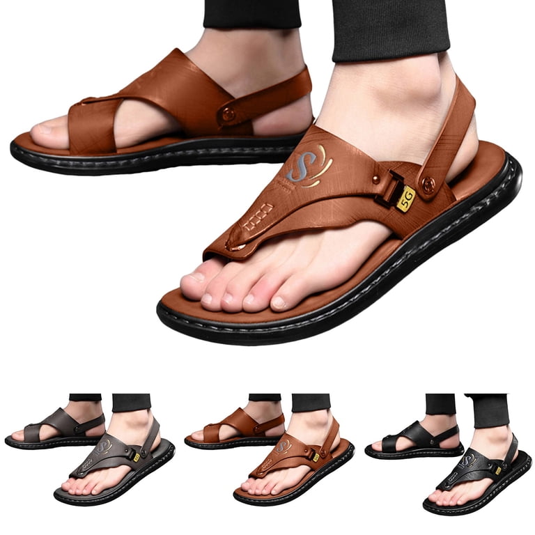 Sandals for Men with Back Strap Comfortable Beach Summer 