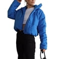 thumbnail image 4 of Women's Crop Short Jacket Cropped Puffer Jackets for Women Warm Winter Lightweight Coat, 4 of 6