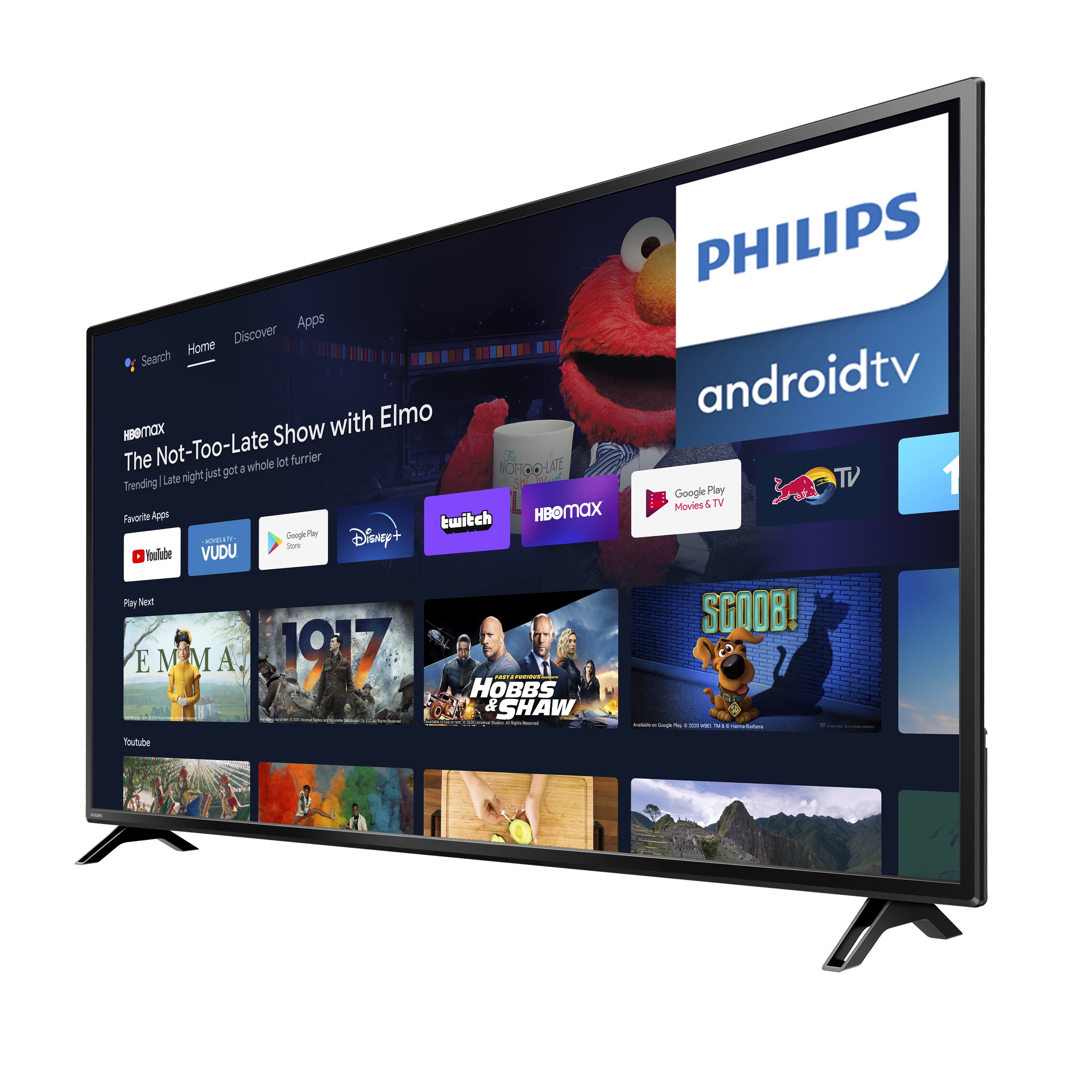 LED Google with (65PFL5766/F7) HD Smart TV Class Ultra (2160p) Philips Android Assistant 4K 65\