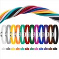 thumbnail image 2 of Set of 24 Trash Can Rubber Bands Adjustable Colorful Garbage Can Bands Cord Fits 8-33 Gallon Multifunction Garbage Bag,24 x adjustable elastic cords,Random Color, 2 of 7