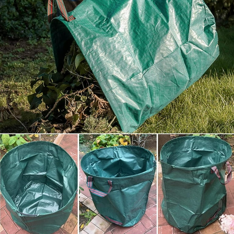 Sacchi Da Giardino Resistenti - 500 L X 2 Sacchi Riutilizzabili Con