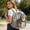 Grey, variant on odorsTT Black Pet Space Capsule Backpack, Small and Medium-Sized Cat, Puppy or Rabbit Handbag, Transparent, Breathable, Heat-Resistant and Waterproof