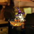 thumbnail image 4 of XINGXIANG Halloween Acrylic Pendants - 2D Flat Hanging Ornaments for Window Door Wall Party Decor, Indoor Outdoor Halloween Decorations, 4 of 4
