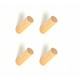 thumbnail image 1 of Gancho de pared de madera, ganchos para abrigos, para decoración de bolsas y sombreros de tela, puerta delantera, 4 piezas de haya (8cm) brillar Electrónica, 1 of 5