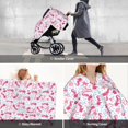 thumbnail image 2 of Zufioo Seahorse and Starfish Print Baby Stroller Seat Nursing Cover, Baby Stroller Canopy Seat Cover Breastfeeding Cover, Suitable for Indoor and Outdoor-One Size, 2 of 9