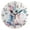 Black, variant on 3d Unicorns Butterflies Round Wall Clock Silent Analog Battery Operated Black Pointer Home Decor 9.84" Diameter