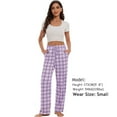 thumbnail image 6 of Rosa Junio Comfy Pajama Pants for Women, Stretch Drawstring Lounge Pants with Pockets, Soft Casual Pjs Sleep Bottoms, 6 of 8