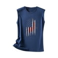 thumbnail image 4 of IROINNID Women's Round Neckline T-Shirt Sleeveless 4th Of July Summer Casual Loose Tops Independence Day, 4 of 5