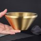 thumbnail image 4 of Cuenco de fideos ramen de doble capa de acero inoxidable para servir, cuenco de boca ancha pequeño de metal para pasta Udon Soba, ensalada de cereales, aperitivos, 13 cm, dorado, 4 of 6