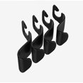 thumbnail image 1 of Gancho de coche Gancho de almacenamiento de coche Gancho de reposacabezas de asiento trasero Gancho universal de plástico para bolso de coche para vehículo SUV Camión (negro) Paquete de 4, 1 of 2