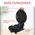 thumbnail image 5 of Mini Máquina para Hacer Waffles, Keto Chaffle Maker con Diseño Compacto, Fácil de Limpiar, Superficie Antiadherente, Plancha para Gofres Pequeña, Perfecta para Desayuno Postre Sándwich, 4 Pulgadas, 5 of 5