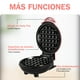thumbnail image 5 of Mini Máquina para Hacer Waffles, Keto Chaffle Maker con Diseño Compacto, Fácil de Limpiar, Superficie Antiadherente, Plancha para Gofres Pequeña, Perfecta para Desayuno Postre Sándwich, 4 Pulgadas, 5 of 5
