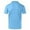 Light Blue, variant on CFLVAEK Women's Business Shirts 3 Button Short Sleeve Summer Tops Dressy Work Collared Formal Tee