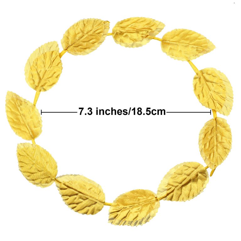 12 Pcs Gold Laurel Crowns Women Greek Goddess Headpiece for Parties Amazon.com : Hoypeyfiy Laurel Crown 12Pcs Headpiece Gold  main image 4