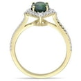 thumbnail image 4 of Everly Women's Chrome Diopside and Sapphire 14k Yellow Gold Ring, 4 of 8