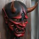 thumbnail image 2 of Cubierta De Cara De Terror Cosplay Japonés Cubierta De Cara De Látex Anime Horror Cubierta De Cara Suave Cubierta De Cara De Demonio Fantasma De Halloween Accesorios De ANGGREK Otros, 2 of 8