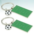 thumbnail image 5 of FRCOLOR Football Field Pendant 2PCS Cartoon Football Field Pendant Mini Football Field Keychain Pendant Zinc Alloy Football Field Keyring Pendants Multi-purpose Key Ring Pendant Gift, 5 of 5
