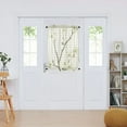 thumbnail image 5 of Branch with White Blossoms Door Curtain 25x40in Privacy Mesh with UV Protection Tie Back Rod Pockets, 5 of 10