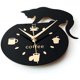 thumbnail image 3 of Reloj de pared estilo caricatura con visión de gato trepador, taza de café y palabra 'café' Zhivalor LF-0045, 3 of 3