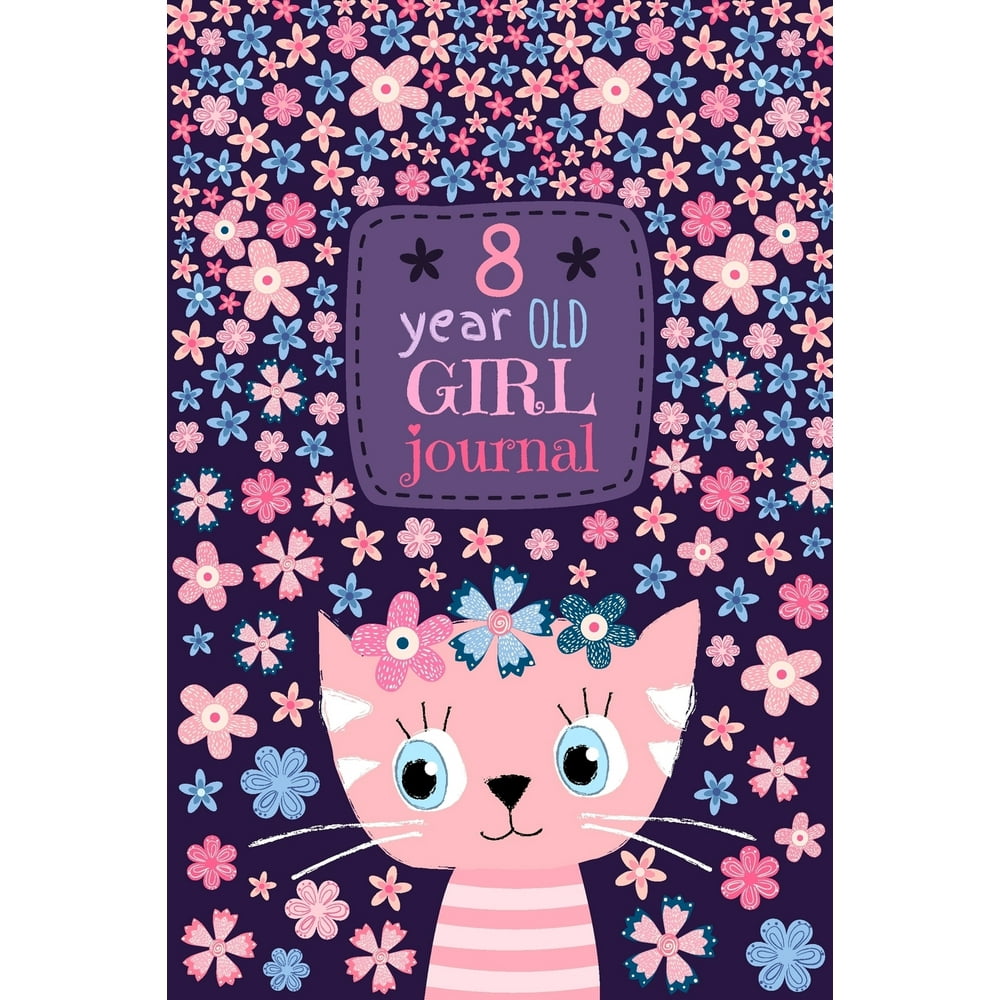 8 Year Old Girl Journal : Cute Cat Diary for Kids to Keep Memories