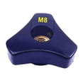 thumbnail image 2 of M6 M8 Threaded Rod Connecting Nuts Aluminium Alloy Bar Round Connectors M8 Nut, 2 of 5