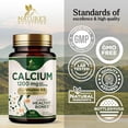 thumbnail image 5 of Calcium 1200 mg with Vitamin D3 - Per Serving - Bone Health Supplement - Vitamin D & Calcium Supplements for Women & Men - Bone Strength Support - Natural Calcium Pills - Bottled in USA - 120 Tablets, 5 of 10