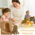 thumbnail image 4 of COM1950s Wooden Halloween Cookie Cutter with Carved Patterns, Ideal for Making Gingerbread and Shortbread Cookies, Easy To Use Disassemble and Clean Baking Tool, 4 of 6