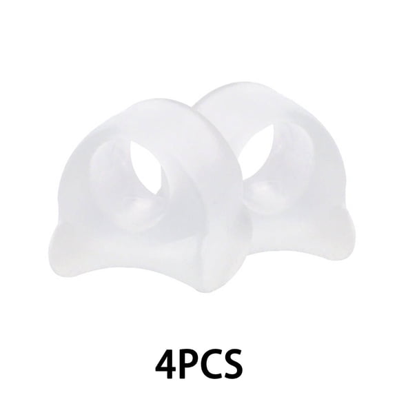 XIRQI 2026 New Toe Spacers Painless Toe Separators for Women Supportive Toe Spacers for Men Ideal Toe Separators for Professional Pedicures for Yoga Running Dancing White L