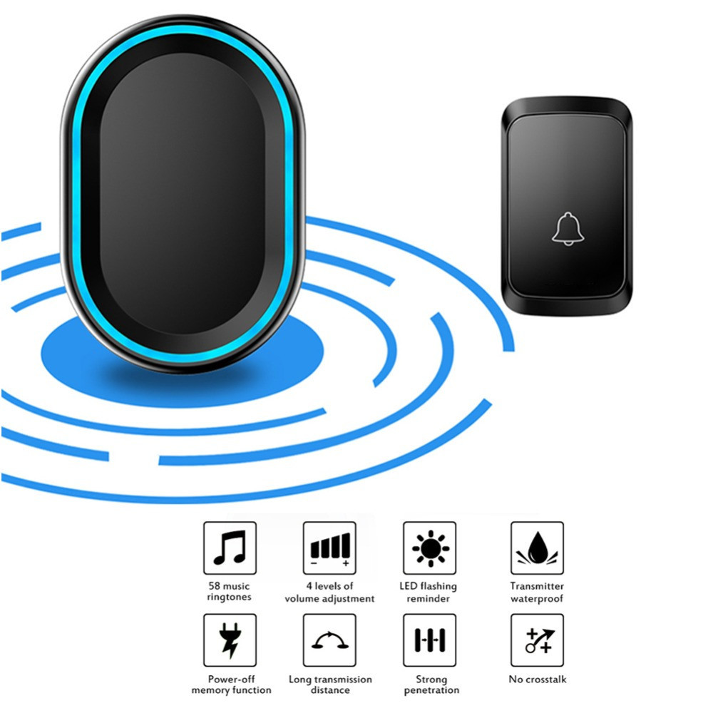 Wireless Doorbells for Home, Easy to Install, 58 Sorts of Different