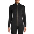 thumbnail image 1 of Anne Klein Womens Embellished Cardigan Sweater, Black, Small, 1 of 1