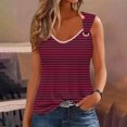 thumbnail image 1 of Puntoco Camisetas sin mangas para mujer Camiseta sin mangas con estampado de mujer Camiseta sin mangas suelta, 1 of 4