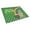 Fawn, variant on Red and White Pit Bull Terrier St. Patrick's Day Glass Cutting Board Large 12 in x 15 in