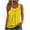 Yellow, variant on Fmbrln Tank Tops for Women Summer Sleeveless V Neck Front Pleated Solid Tops Casual Loose Lightweight Blouses