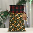 thumbnail image 5 of KLL Forest Squirrel for Christmas Gift Bag,Christmas Burlap Goody Gift Bags with Plaid Drawstrings for Xmas Presents Holiday Party Favor Treats Candy-Black, 5 of 8