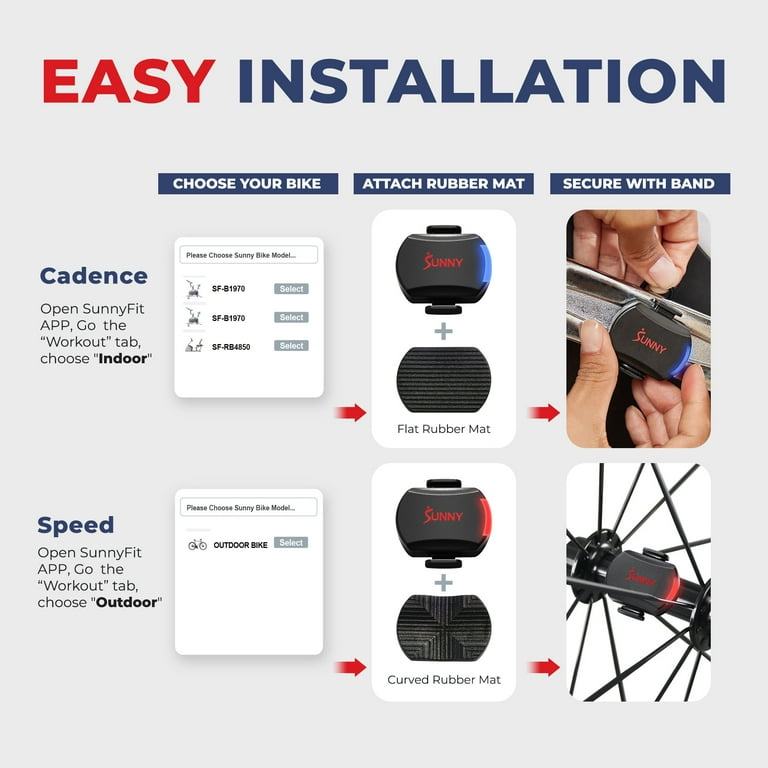 Cadence sensor for sunny spin online bike