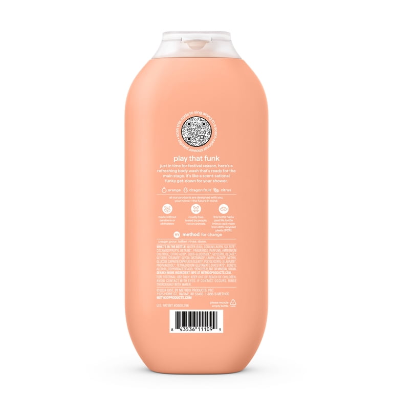 Method Limited Edition Body Wash, Play that Funk - Notes of Orange