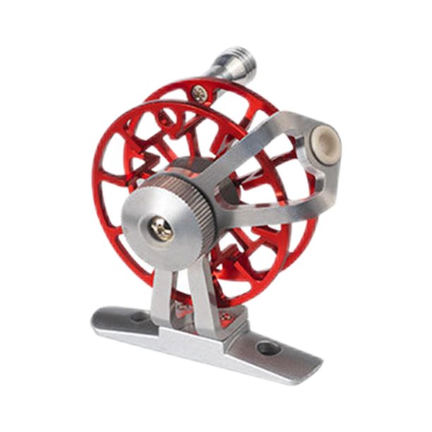 Carrete Ligero De Pesca En Hielo Carrete 2+1 BB Para Aparejos De Pesca Al Aire Libre Rojo Sunnimix Carrete de pesca