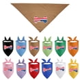 thumbnail image 2 of Pet Bandana Supplies Decorations Julycostume Triangular Towel Dog Scarf Pet Neckerchief Scarf 4th July Julycostume, 2 of 8