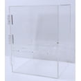 thumbnail image 2 of 9 Holes Ice Cream Cone Cabinet Acrylic Egg Roll Display Box Transparent Waffle Cone Holder Display Case with Door, 2 of 11
